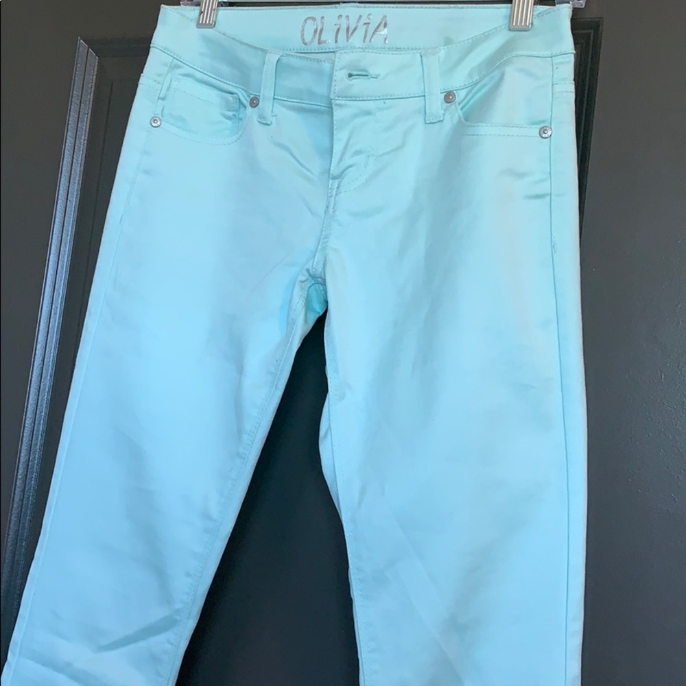 Light Turquoise Olivia Pants